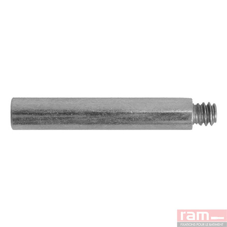 Ram verlengstukken voor draadnippels verzinkt staal L40mm 100stuks