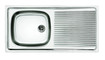 Franke Euroset spoeltafel 860x435mm 1bak omkeerbaar compleet