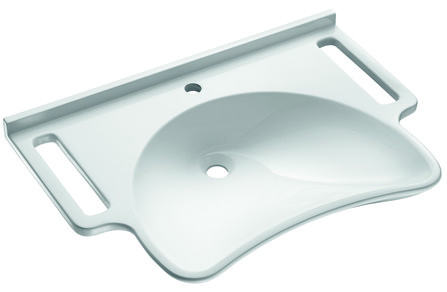Delabie lavabo MINERALCAST pour personnes à mobilité réduite 785 mm