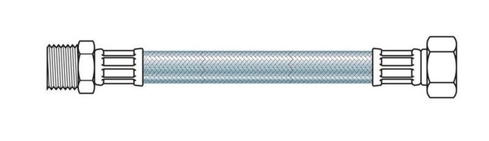 Superflex Inox 25 Pick-a-Flex flexibel DN 32 inox 5/4"M 5/4"F 10 bar L500mm