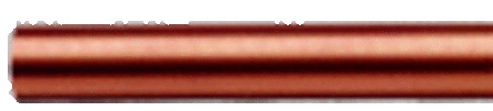 tube en cuivre NF - cuivre demi-dur - Lo 5 m - D 10 x 1 mm