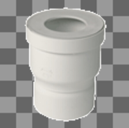 NIC WC-MUFFE D75-45MM PVC