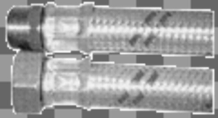 Aanvoerflexibel gevlochten ommanteling inox L500mm 1/2"MF