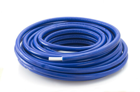 Tubipex tube pré-isolé - en couronne - D 16 - L 50m - 13mm - bleu
