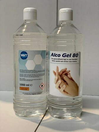 Orbi gel désinfectant pour les mains - 80% d'alcool - 1 litre