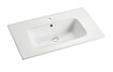 intro Casa tablette avec 1 lavabo intégré 610x460x17mm blanc