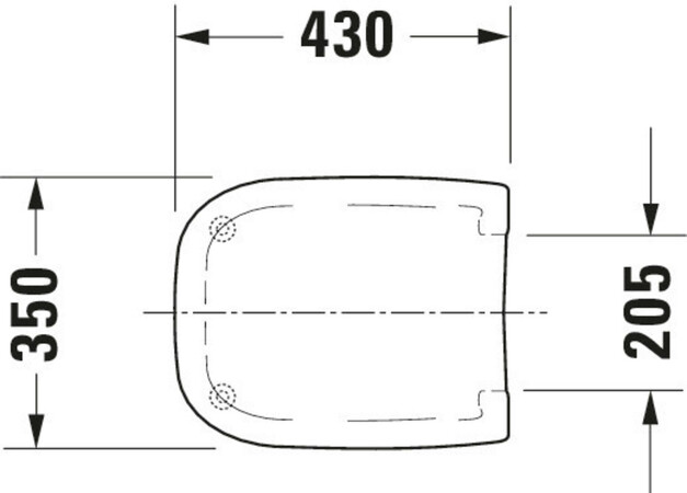 Duravit D-Code WC-Sitz Standard