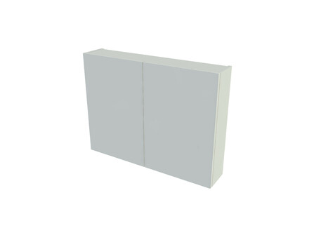intro Basic spiegelkast 80 cm 2 deuren wit