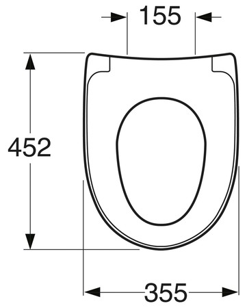 Gustavsberg Nautic toiletzitting standaard