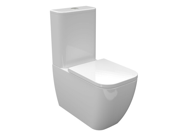 Van Marcke Origine Sun PACK staand toilet H-uitgang dunne zitting softclose wit