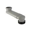 Geberit S-vormige afvoerbocht toilet universeel D90mm L145-345mm PVC grijs