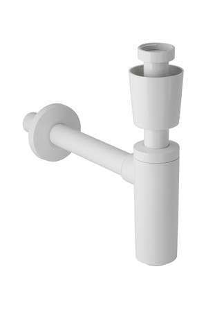 Geberit siphon pour lavabo 5/4" D 40 mm garde d'eau 75 mm matière synthétique blanc