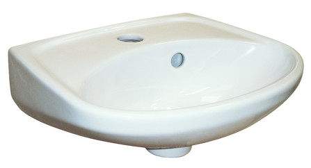 intro Star lave-mains 375 x 280 mm blanc avec trou robinet centrale