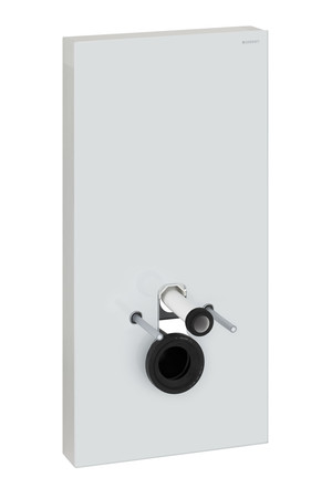 Geberit Monolith Plus Module WC pour cuvette suspendu hauteur 101cm verre blanc