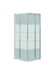 GO by Van Marcke Avis accès d'angle portes coulissantes 900x900x1850mm 4mm verre transparent