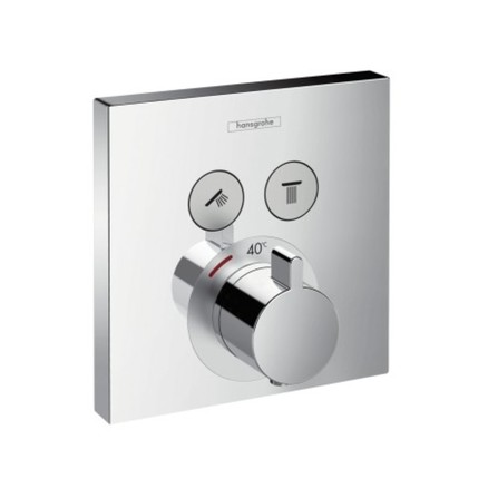 Hansgrohe ShowerSelect afwerkingsset inbouwthermostaat 2 systemen