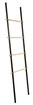 Van Marcke Collection Sano+ Leiter 1700x490x30 Stahl/Holz schwarz/Holz