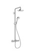 Hansgrohe Croma Select S 180 Showerpipe Kopfbrause D180mm 2jets weiss/chrom