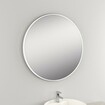 Van Marcke Circolare miroir rond D60 cadre blanc