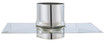 Van Marcke Pro Flex plaque d'obturation inox 350x450mm raccord tube souple D130
