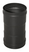 Dinak Pellets Black 25H Muffe FF D80 schwarz lackierter Edelstahl 316L 0,4mm