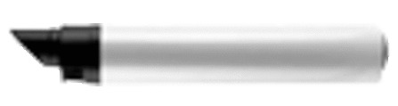 Muelink & Grol muurdoorvoer D80/125 met bevestigingsbeugel en klemband wit
