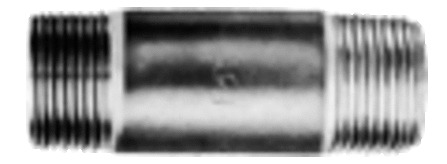 Doppelnippel Schwarz AG 4/4" 15 cm