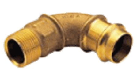 Conex Bänninger Profil-B coude sertir 90° bronze 15x1/2"M