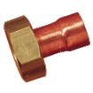 Douille droit cuivre rouge D tube 14 mm 12 x 17