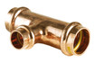 Conex Bänninger Pressfitting B Profil Kupfer Gas T-Stück reduziert 22-16-22