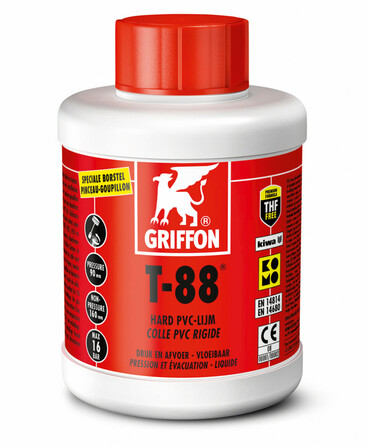 Griffon T88 colle PVC à séchage rapide 500ml