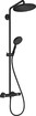 Hansgrohe Croma Select Showerpipe S 280 1jet met thermostaat mat zwart