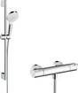 Hansgrohe Crometta Douchesysteem Vario thermostaat douchestang 65cm wit/chroom