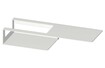 Arblu Hito plank 35 cm wit metaal