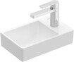 Villeroy&Boch Avento Handwaschbecken mit Hahnloch ohne Überlauf 36x22 weiß alpin