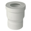 Nicoll rechte WC-mof afvoer D 90 mm aansluiting afvoer D 85-107 mm PVC wit