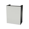 Van Marcke Parvus sous-meuble pour lave-mains 1 porte Black/Premium White Matt