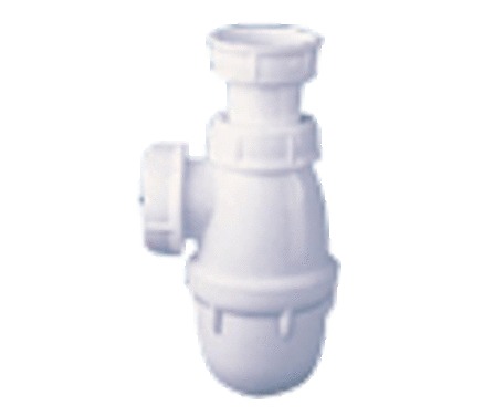 Nicoll siphon pour évier PVC blanc 6/4" x 40 mm
