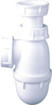 Nicoll siphon bouteille pour lavabo 5/4" D 32 mm PVC blanc