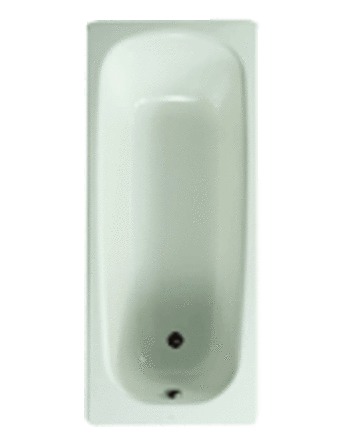 Roca Contessa baignoire tôle d'acier 1 trou blanc 160 x 70 cm