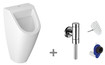intro Star+ PACK Hängendes Urinal Unterputz Ablauf Wand/unten 300x300x625mm weiß